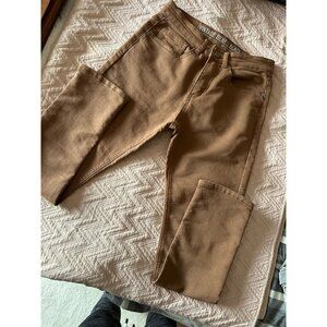 VGB Vintage Genes Black Mens Slim Fit Comfort French Terry Denim Camel Jeans 28/
